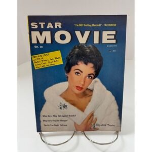 Vintage Star Movie Magazine October 1955 Elizabeth Taylor Grace Kelly Vol 1 No 1